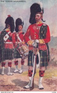 Gordon Highlanders, Sergeant Bandsman, 1900-10s; TUCK 9884