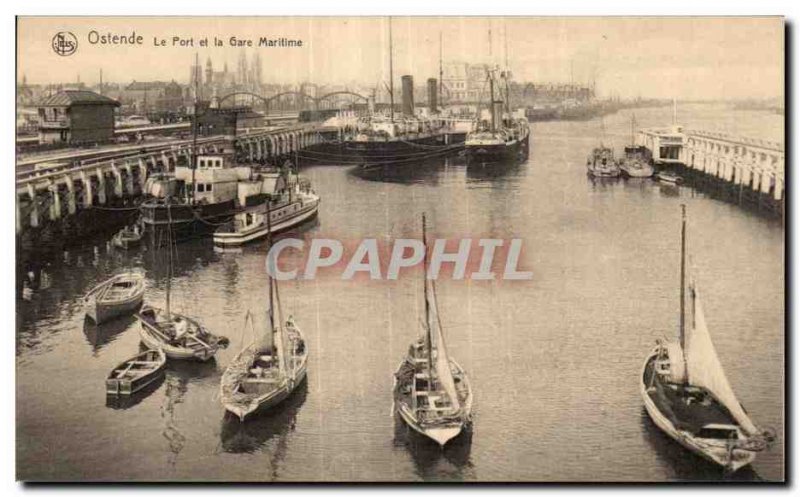 Belgium - Belgium - Belgien - Ostend - The Port and the Maritime Station - Ol...