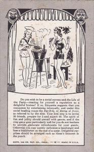 Vintage Arcade Card Humour Social Success and Life Of The Party