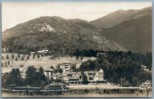 LAKE PLACID CLUB NY 1924 ANTIQUE REAL PHOTO POSTCARD RPPC