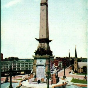 c1910s Indianapolis, Ind. Soldier's and Sailor's Monument Postcard Majestic A1