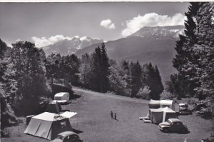 Switzerland Berne Campingplatz Bruenigpass Picknickplatz Autopark Real Photo