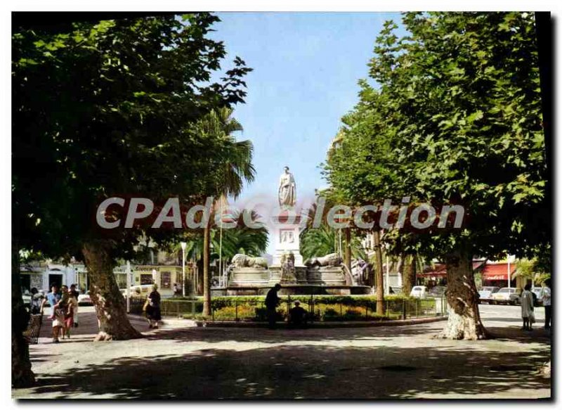 Modern Postcard Ajaccio Statue of Napoleon ler Consul