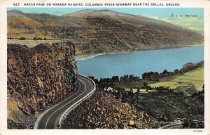 Mayer Park on Rowena Heights Real Photo - Columbia River Highway, Oregon OR  