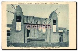Old Postcard Exposition Coloniale Internationale Paris French West Africa