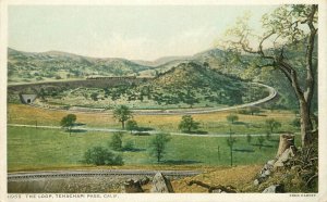 Postcard California Tehachapi Pass The Loop Detroit Publishing Phostint 23-5648