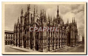 Old Postcard Milano It duomo