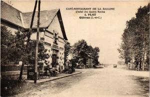 CPA AK Cafe-Restaurant de la Sauldre Chalet de Quaire Routes J. Plat (741132)
