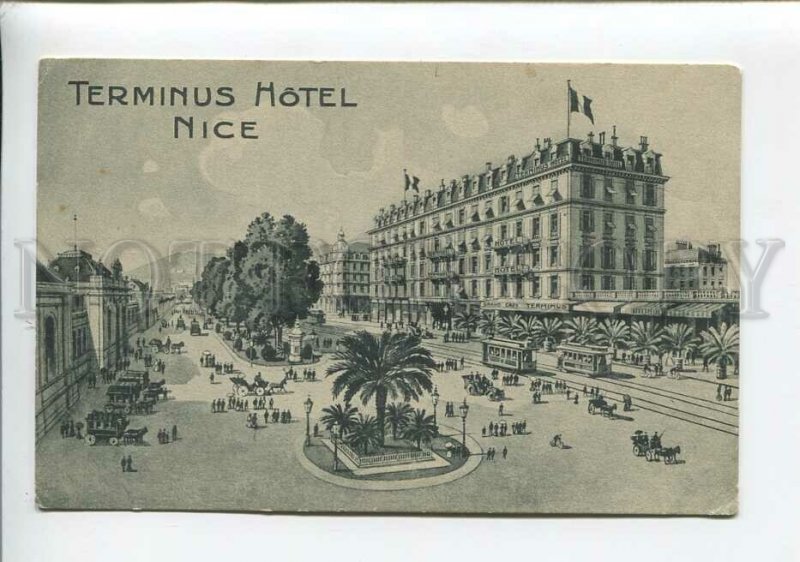 3175029 ADVERTISING France Nice TERMINUS HOTEL Vintage PC