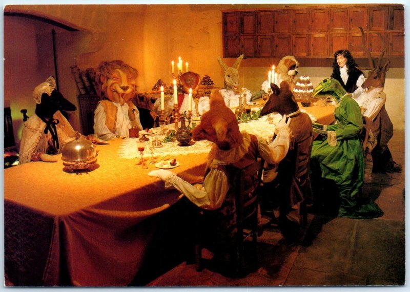 Jean de La Fontaine's supper of friends, Château de Vaux-le-Vicomte - France