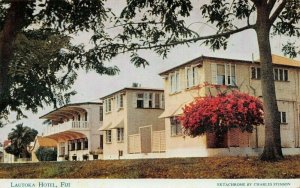 Lautoka Hotel, Lautoka, Fiji Islands,  Early Ektachrome Postcard, Unused