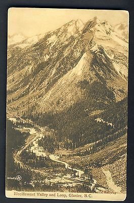 Early Glacier, British Columbia B.C., Canada Postcard, Illecillewaet Valley