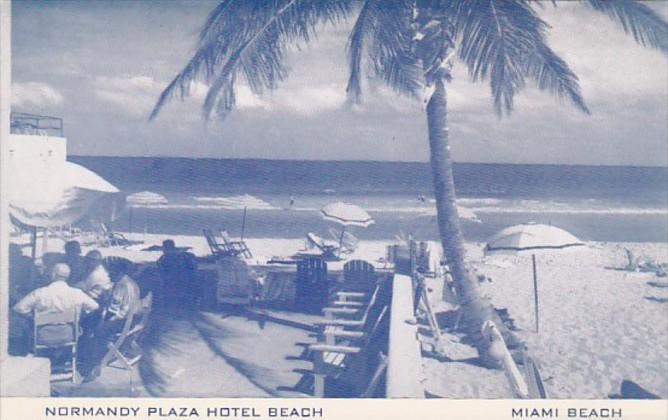Florida Miami Beach Normandy Plaza Hotel Beach