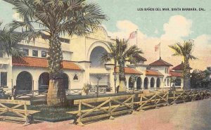 Los Banos Del Mar Santa Barbara California 1910c postcard