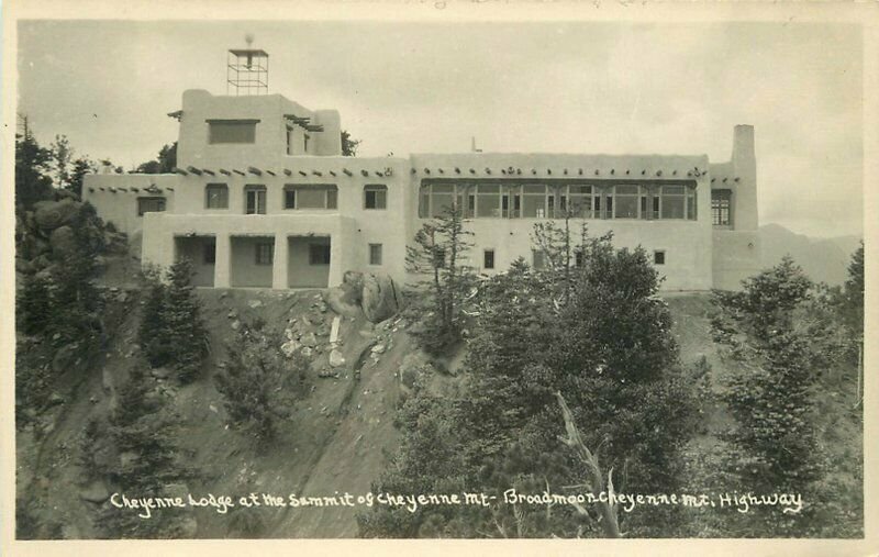 Broadmoor Cheyenne Lodge Colorado 1920s RPPC Photo Postcard Highway 11111