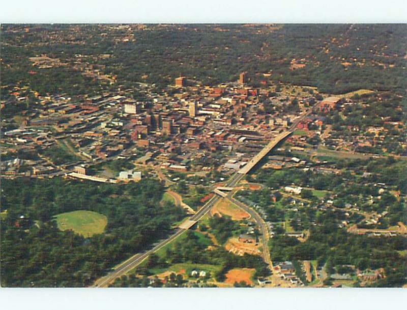 Unused Pre-1980 AERIAL VIEW OF TOWN Greenville South Carolina SC n2320-12