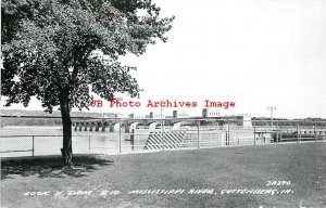 IA, Guttenberg, Iowa, RPPC, Lock & Dam #10,Mississippi River,Cook Photo No 3A270