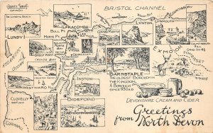 uk51169 greetings from north devon uk bristol channel
