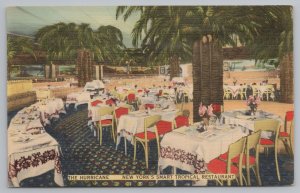 New York City~The Hurricane Tropical Restaurant~Vintage Postcard 