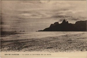 CPA AK Rio de Janeiro La Mer a l'Entree de la Baie BRAZIL (1085097)