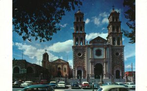 Vintage Postcard Cathedral Juarez City Mission Of Our Lady Of Guadalupe Mexico