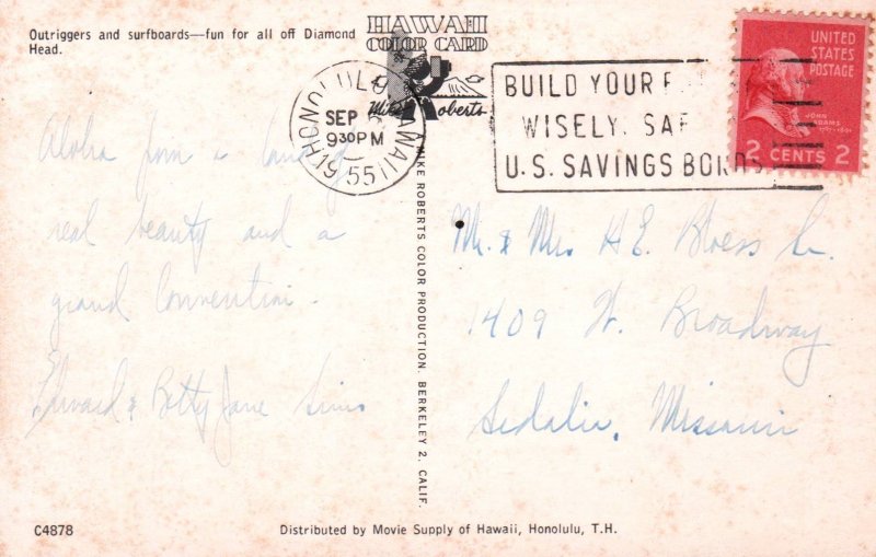 Outriggers,Diamond Head,HI BIN