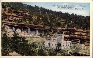 Ancient Cliff Dwellings in Phantom Cliff Canon - Manitou, Colorado CO