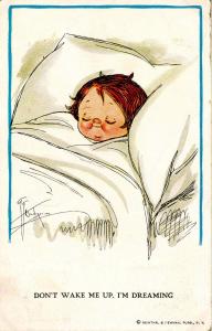 Don't wake me up, I'm dreaming     Artist Signed: G.G.Wiederseim