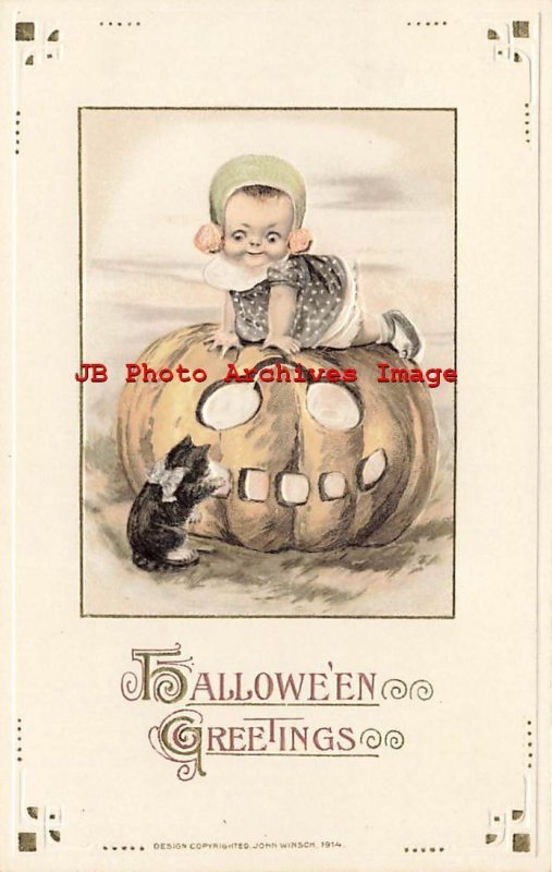 Halloween, Winsch 1914 No WIN02-3, Jason Freixas, Child Crawling on JOL 