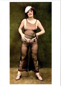 Repro  1930 PIN UP GIRL ~ A LITTLE SALT Sexy Sailor Girl  1992 4X6 Postcard