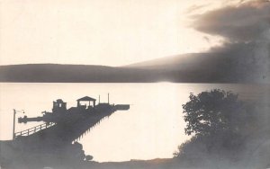 Middledam Maine Lakewood Camps Sunrise Scenic View Real Photo Postcard AA75291