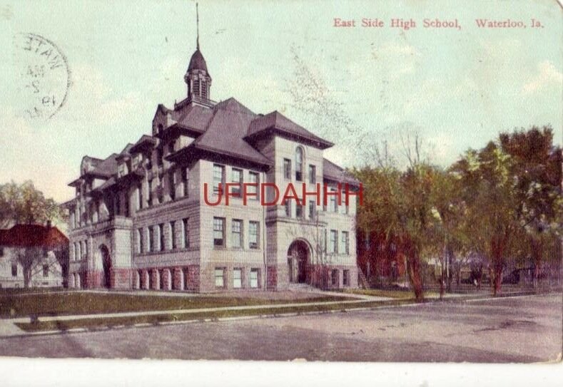 1908 EAST SIDE HIGH SCHOOL, WATERLOO, IA