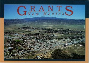 Grants, NM New Mexico   AERIAL~BIRD'S EYE VIEW   Cibola County  4X6 Postcard