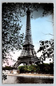 Eiffel Tower  Paris  France    Postcard