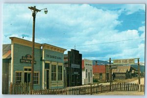 Fairply Colorado Postcard South Park City Drug Store Front Street c1960s Vintage