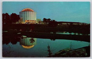 Pennsylvania~View Of Milton Hershery School Founders Hall @ Twilight~Vintage PC