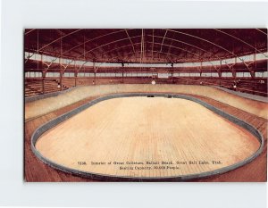 Postcard Interior of Great Coliseum, Saltair Beach, Great Salt Lake, Utah