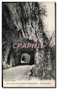 Old Postcard Route Grande Chartreuse Tunnels