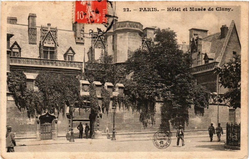 CPA Paris 5e-Hotel et Musée de Cluny (323884)