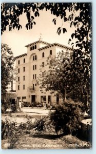 RPPC  CIUDAD VICTORIA, Mexico ~ HOTEL SIERRA GORDA  ca 1940s Postcard