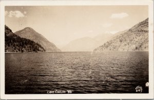 Lake Chelan WA Ellis 647 Real Photo Postcard F26