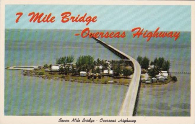 Florida Seven Mile Bridge Over Pigeon Key In The Florida Keys