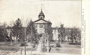 Vintage Postcard Hertzdog Historic Hall New Brunswick New Jersey Hammell Pub.