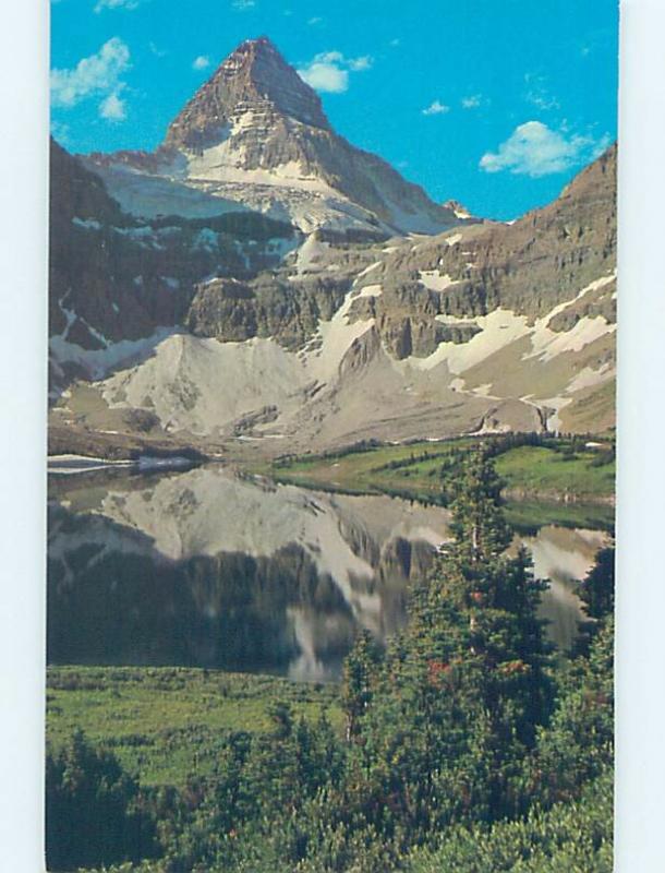 Unused Pre-1980 LAKE SCENE Banff National Park Alberta AB F3517