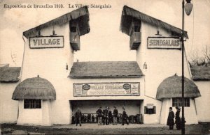 Belgium Brussels Exposition 1910 Le Village Senegalais 1910