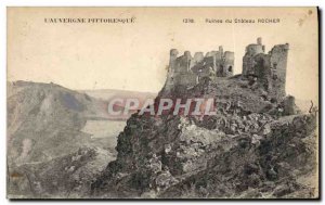 Postcard Ancient Ruins of Ch?teau Rocher