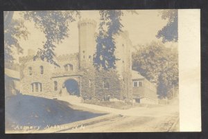 RPPC NASHUA NEW HAMPSHIRE NATIONAL GUART ARMORY VINTAGE REAL PHOTO POSTCARD