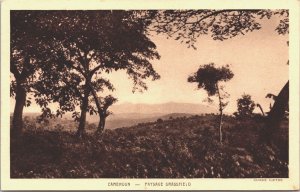 Cameroon Landscape Grassfield Vintage Postcard 09.10