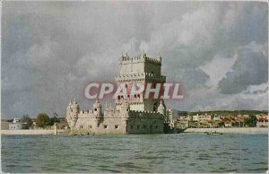 'Postcard Modern Cores of Portugal Lisbon''s Belem Tower'