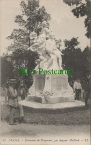 France Postcard - Grasse - Monument De Fragonard, Par Auguste Maillard RS26974